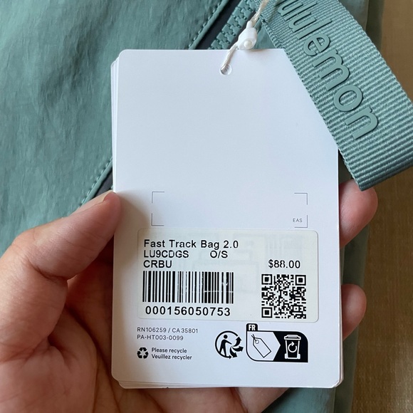 Lululemon Fast Track Bag 2.0 9L - Crater Blue main image 8